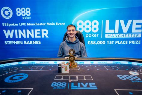 Stephen Barnes Wins 888poker Live Manchester .